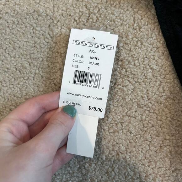 NWT Robin Piccone Mia Crochet Two Piece Bikini Halter Swim Surf Paddle Size M - Picture 6 of 7